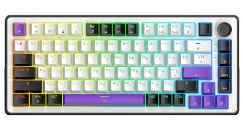 Клавіатура HATOR Hellyberry HK75 White-Violet (HK75) U1