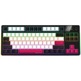 Клавіатура Lorgar KBP70TKLW Pro Wireless TKL EN/UA Black Red (LRG-KBP70TKLW-BK-US)