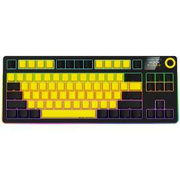 Клавіатура Lorgar KBP70TKLW Pro Wireless TKL EN/UA Black Yellow (LRG-KBP70TKLW-YL-US)