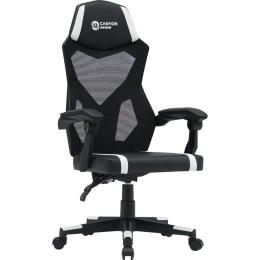 Ігрове крісло Canyon Flow MCH01 Mesh Black White (CNE-MCH01W)