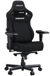 Ігрове крісло Anda Seat Kaiser 4 Size XL Black Linen Fabric (AD12YDDC-XLL-20-B-CF)