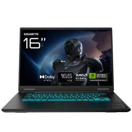 Ноутбук GIGABYTE 16 Gaming A16 3THK3UA893SD WUXGA IPS 165Hz/R7-260/16GB/512GB/RTX 5050 8GB/DOS/Black (3THK3UA893SD)