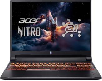 Ноутбук Acer 16 Nitro V 16 AI ANV16-42-R0S5 FHD IPS 180Hz/Ryzen 5 240/16GB/512SSD/RTX 3050/DOS/Black (NH.U1KEU.008)