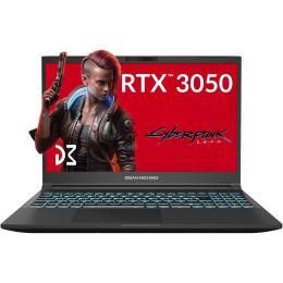 Ноутбук Dream Machines 15.6 RG3050-15 RG3050-15UA83 FHD WVA 144Hz/Intel Core i5-12450H/16GB/512 SSD/RTX 3050 4GB/DOS/Black (RG3050-15UA83)