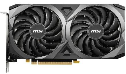 Відеокарта MSI RTX 3060 12Gb Ventus 2X OC LHR (RTX 3060 VENTUS 2X 12G OC) (GDDR6, 192 bit, PCI-E v4.0)
