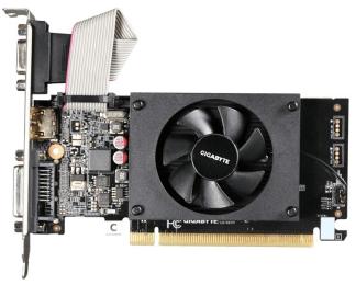 Відеокарта GIGABYTE GT 710 2Gb (GV-N710D3-2GL) (GDDR3, 64 bit, PCI-E v2.0)