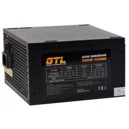Блок живлення GTL 500W Gaming Star 80+ (GTLGS500BK) Black