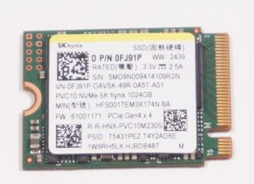 Накопичувач SSD Hynix m.2 NVMe 1Tb (Dell) (0FJ91P) Б/в