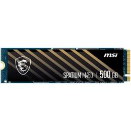 Накопичувач SSD MSI m.2 NVMe 500GB Spatium M450 V1 M.2 2280 PCIe 4.0 x4 NVMe 3D NAND TLC 512 480 (S78-440K380-P83)