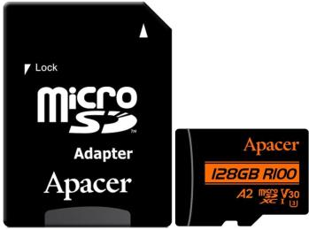 Карта пам'яті Apacer i MicroSDXC 128GB UHS-I/U3 Class 10 + SD адаптер (AP128GMCSX10U8-R)