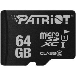 Карта пам'яті Patriot MicroSDHC 64GB UHS-I Class 10 LX (PSF64GMDC10)