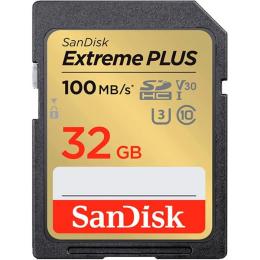 Карта пам'яті Sandisk 32GB SDHC Extreme PLUS Memory Card + 2 years Rescue (SDSDXWT-032G-GNCIN)