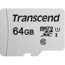 Карта пам'яті Transcend MicroSDXC 64GB UHS-I Class 10 300S (TS64GUSD300S)