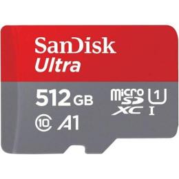 Карта пам'яті Sandisk microSDXC (UHS-1) Ultra 512Gb class 10 A1 (150Mb/s) (adapter SD) (SDSQUAC-512G-GN6MA)