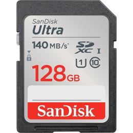 Карта пам'яті Sandisk 128GB SD C10 UHS-I R140MB/s Ultra (SDSDUNB-128G-GN6IN)