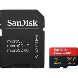 Карта пам'яті Sandisk 2TB Extreme PRO microSDXC UHS-I Card with Adapter, EAN: 619659209032 (SDSQXCD-2T00-GN6MA)