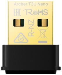 WiFi-адаптер TP-Link Archer T3U Nano USB 2.0 Wi-Fi 5 (AC) (ARCHER T3U NANO)