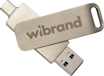 Накопичувач SSD Wibrand SSD Wolf 1TB USB 3.2 Gen.2 Type-C/Type-A Read/Write 1000MB/s Silver (WIEXSSD/WO1TB)