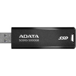 Накопичувач SSD Adata SSD 2TB USB 3.2 SD610 (SC610-2000G-CBK/RD)