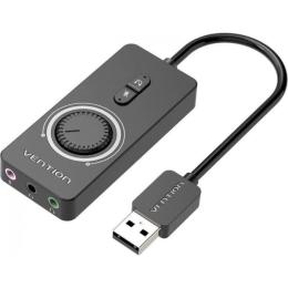 Звукова карта Vention USB Audio USB - 3х3,5 мм jack 0.15m Volume Control (CDRBB)