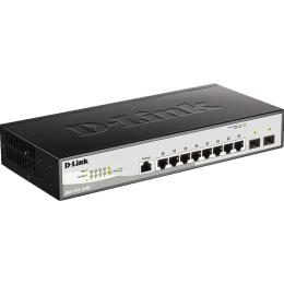 Комутатор D-Link 8x1000Base-T, 2x1000Base-X SFP (DGS-1210-10/ME/E)