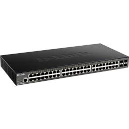 Комутатор D-Link 48 x 10/100/1000BASE-T, 4 x 10G SFP (DGS-1250-52X/E)