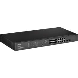 Комутатор TP-Link 18-портовий гігабітний розумний комутатор JetStrea m із 16-портовою підтримкою PoE+ TL-SG2218P (TL-SG2218P)