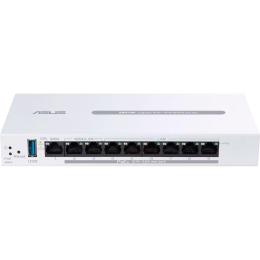 Комутатор ASUS ExpertWiFi EBG19P 8xGE LAN (8xPoE), 1xGE WAN, 1xUSB 3.2, 123W, BT (90IG08C0-MO3B00)