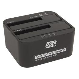 Зовнішня кишеня AgeStar 3UBT6-6G, для 2.5''/3.5'' SATA HDD, USB 3.0 (3UBT6-6G (Black))