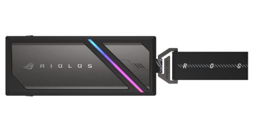 Портативний корпус ASUS для SSD ROG STRIX AIOLOS PCIe NVMe M.2 2230/2242/2260/2280 USB Type-C 3.2 Gen 2x2 ARGB чорний