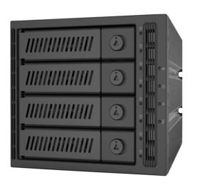 Зовнішня кишеня Chieftec CMR-3141SAS 3x5.25" -> 4x3.5" HDDs Hot-Swap Metal (CMR-3141SAS)