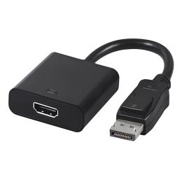 Перехідник Cablexpert DisplayPort-HDMI, 0.1м Black (A-DPM-HDMIF-002)