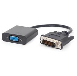 Перехідник Cablexpert DVI-D-VGA, 0.2 м, Black (A-DVID-VGAF-01)
