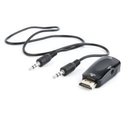 Перехідник Cablexpert HDMI-VGA M/F Black (A-HDMI-VGA-02)
