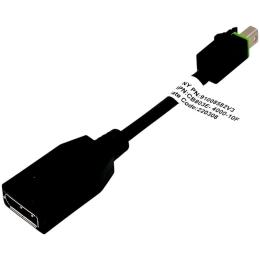 Перехідник PNY Mini DisplayPort-DisplayPort Black (QSP-MINIDP/DPV3)