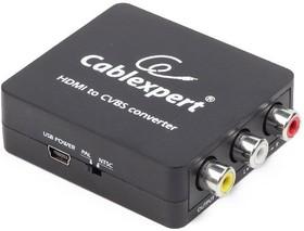 Перехідник Cablexpert HDMI (M) - 3xRCA (F), Cablexpert, Black (DSC-HDMI-CVBS-001)