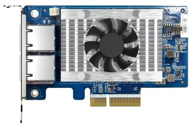 Мережева карта QNAP Dual-port RJ45 10GbE network expansion card PCIe 3.0 x4 (QXG-10G2T-X710)