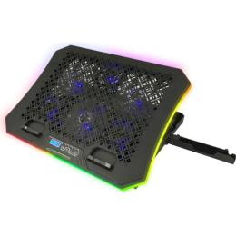 Підставка для ноутбука Esperanza 19" RGB Galerne No Black (EGC109)