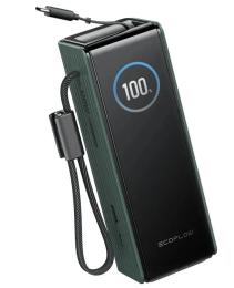 Павербанк EcoFlow RAPID Power Bank з кабелями Green 25 000 mAh / 170 Вт (EF-RAPID25K100W-G-EU)