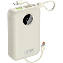 Павербанк Dudao White 20 000 mAh / 22.5 Вт (6977196680023)