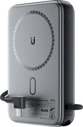 Павербанк Acefast Magnetic Wireless Gray 10 000 mAh / 22.5 Вт (6974316284871)
