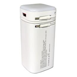 Павербанк ATRIA White 20 000 mAh / 22.5 Вт (WPD-69)