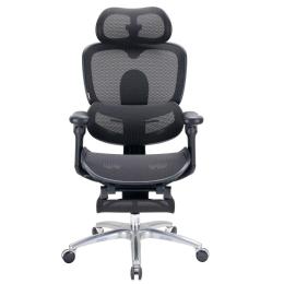 Офісне крісло Sihoo C300 LITE V2 Black з підставкою для ніг (C300-LITE-V2-B101-JT)