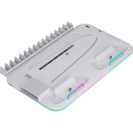 Підставка CANYON cooling stand CS-51 RGB для PS5 Slim/DE Charge White