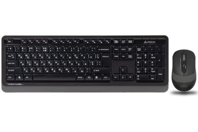 Комплект (Клавіатура та миша) A4Tech Fstyler FG1010 Wireless Black Grey (FG1010 (Grey))