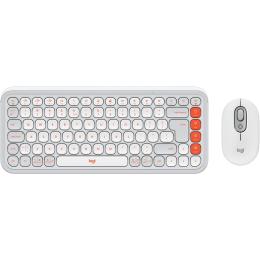 Комплект (Клавіатура та миша) Logitech Pop Icon Combo Off-White (920-013141)