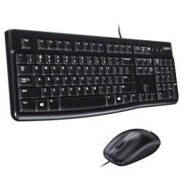 Комплект (Клавіатура та миша) Logitech MK120 Desktop USB Black (920-002563)