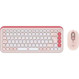 Комплект (Клавіатура та миша) Logitech Pop Icon Combo Rose (920-013142)