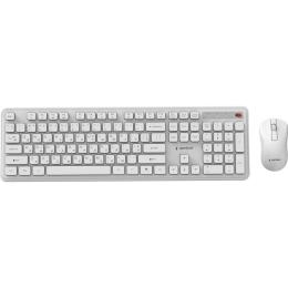 Комплект (Клавіатура та миша) Gembird KBS-WPS-01-W-CYRL White (KBS-WPS-01-W-CYRL)