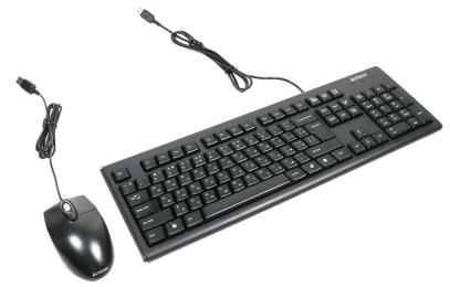 Комплект (Клавіатура та миша) A4Tech KRS-8372 USB Black (KRS-8372 Black)